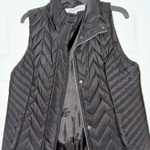 Elegant Black Quilted Women's Vest